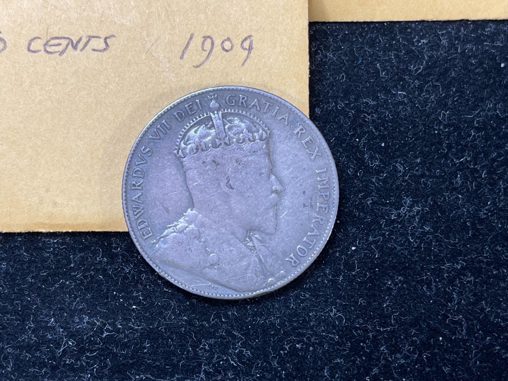 1909 Canada Newfoundland 50 Cents High Value