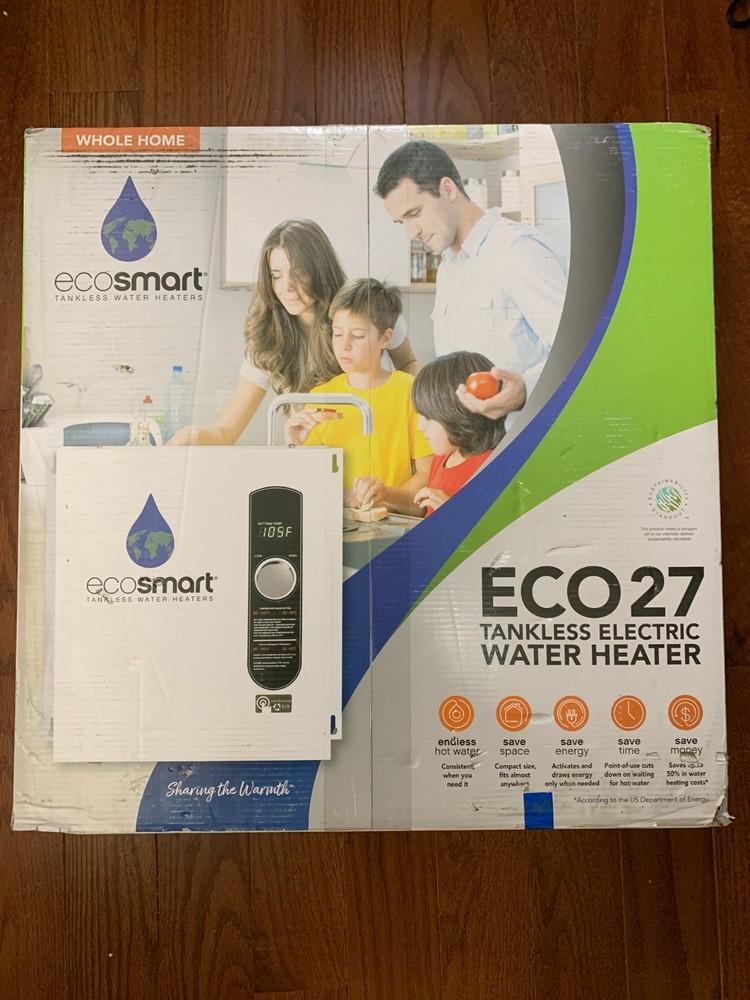 EcoSmart ECO 27 Tankless Electric Water Heater 27 kW 240 V