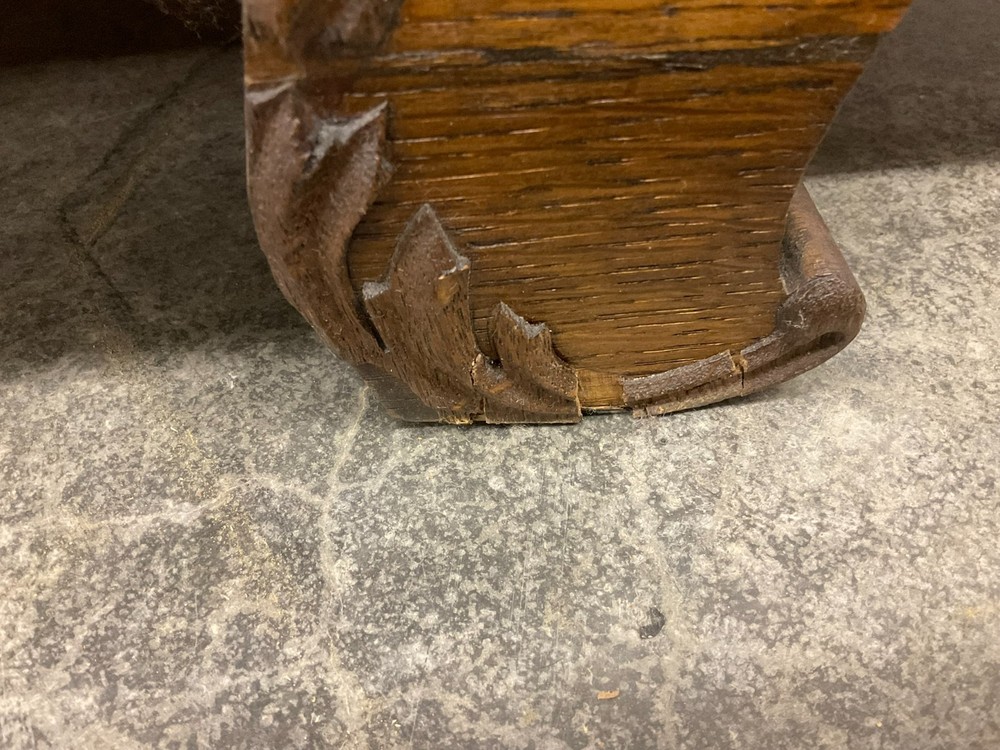 Antique Oak Double Side By Side Secretary Bookcase