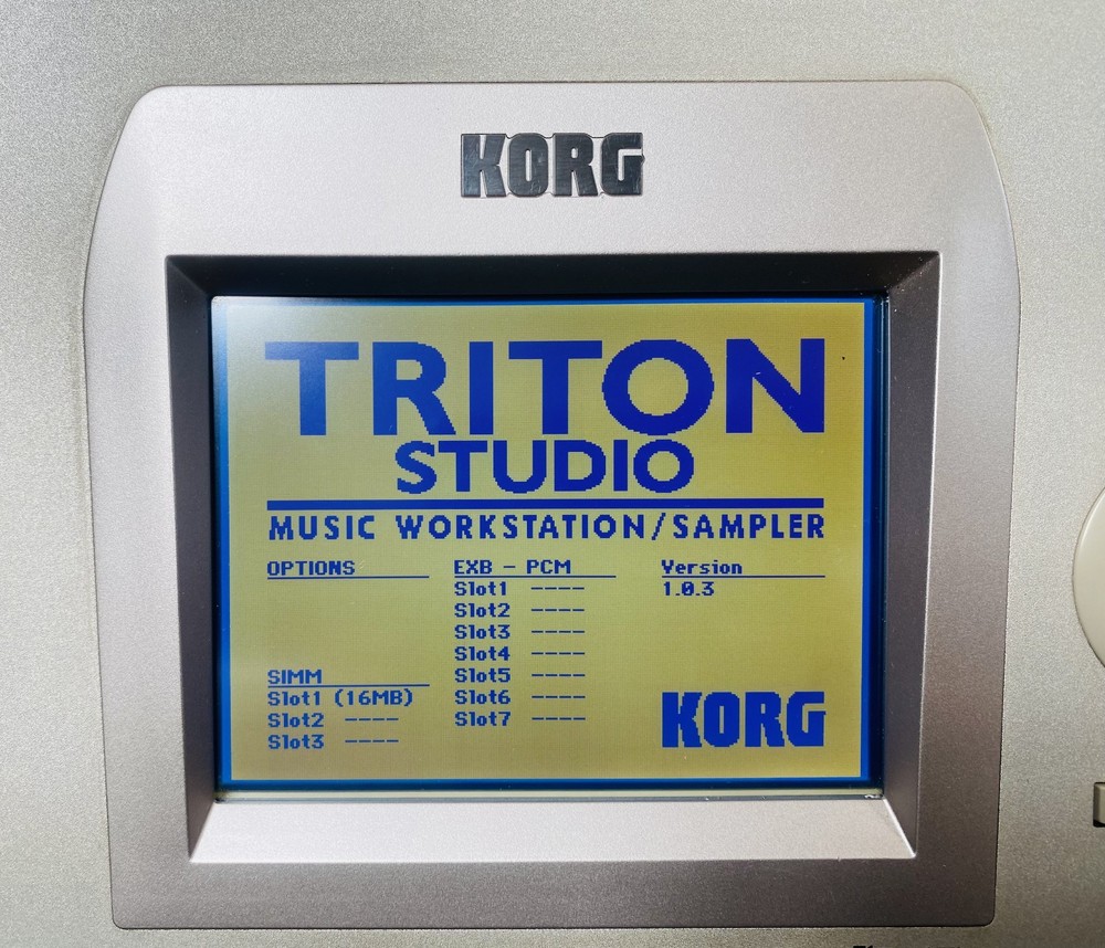 KORG Triton Studio ST88 Keyboard Music Workstation/Sampler