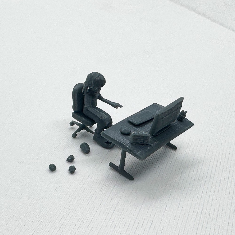 MRY-SFW 1:64 Computer Desk 1set