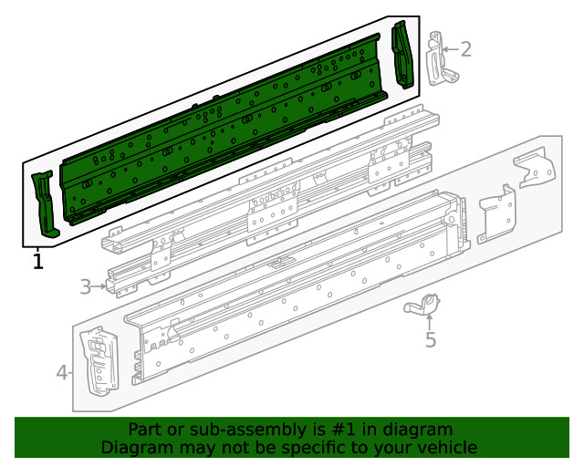 Genuine GM Rocker Panel Assembly 86513107
