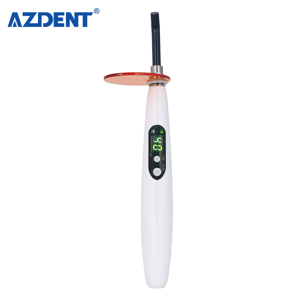Woodpecker Style Dental Wireless LED Curing Light Lamp / Plastic Guide Sleeve