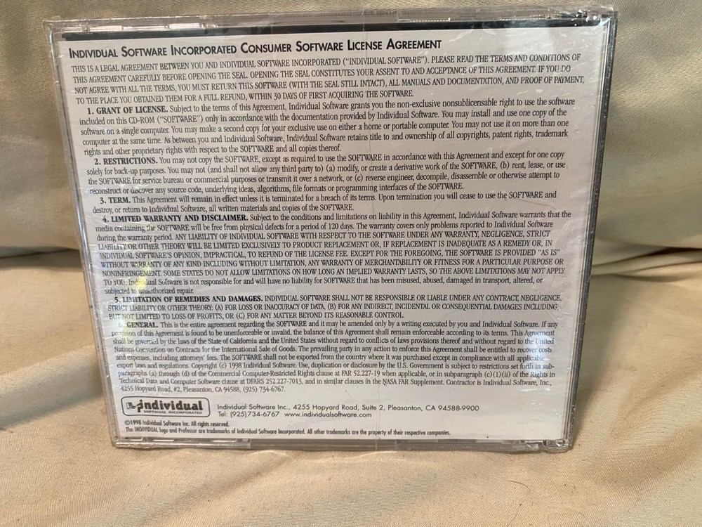 Professor Teaches Windows Word Excel PowerPoint Front Page 2000 Training CDs Set
