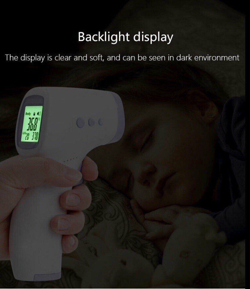 FDA & CE approved Infrared Thermometer. Digital Non-contact Touch-less Multi-use