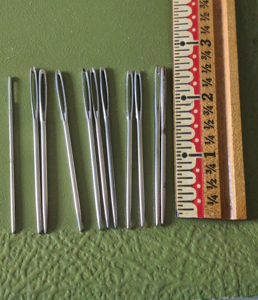 Lot of 11 Yarn Needles rounded tips