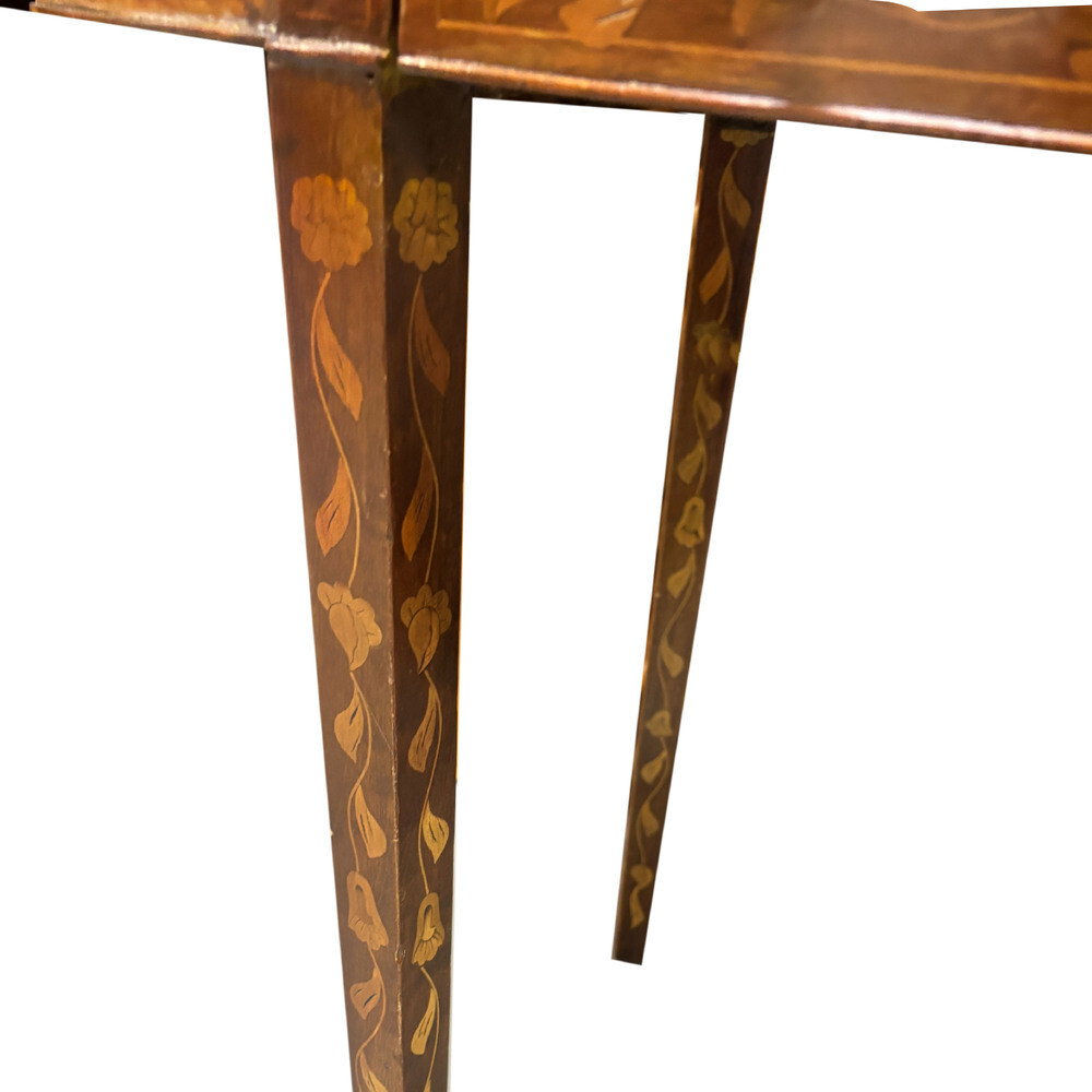 Late Victorian Dutch Marquetry Writing Desk