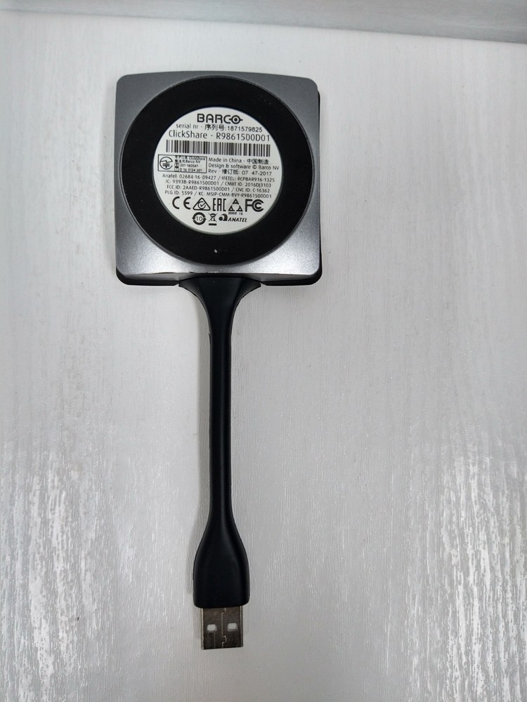 Barco ClickShare USB Button Wireless Conference Presentation - R9861500D01