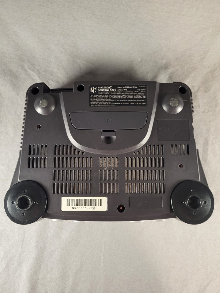 Nintendo 64 N64 Console - NUS-001 - Cords & Controller - Tested!