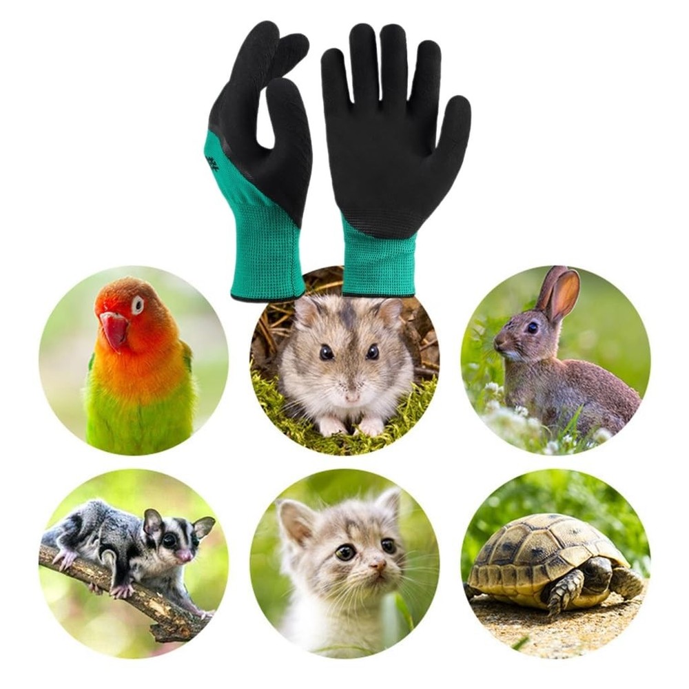 Bird Training Anti-Bite Gloves, Parrot Chewing Working Security Protective Gl