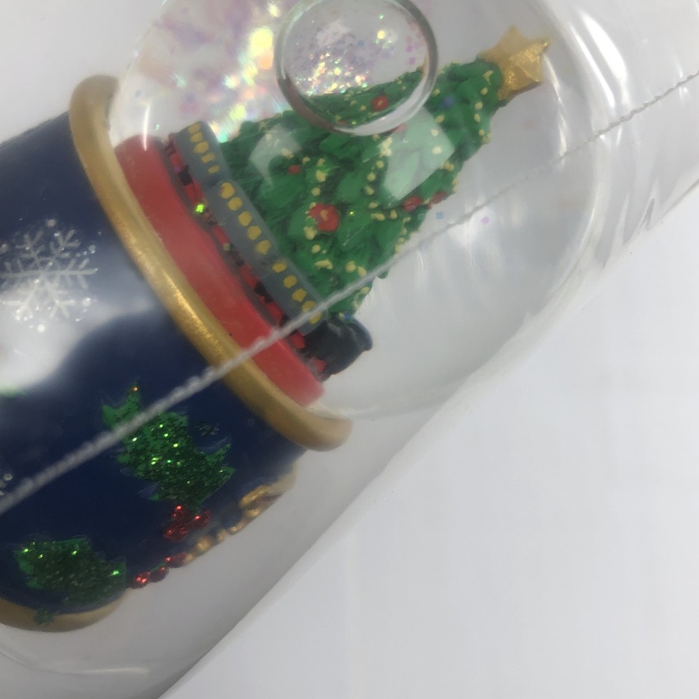 The Polar Express Christmas Tree Snow Globe Glitter Mini Decoration