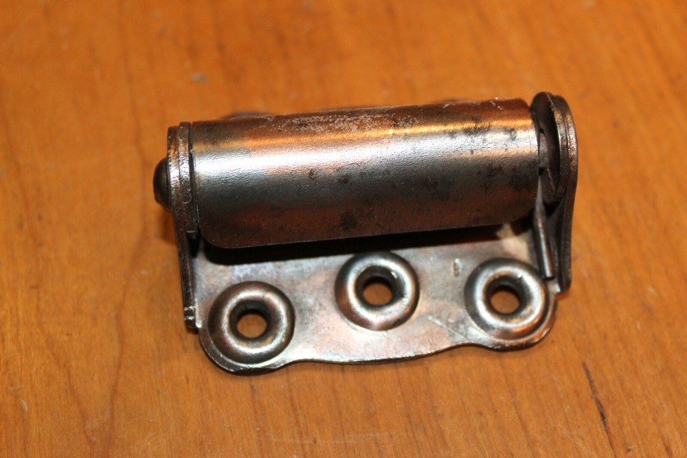 Antique Copper Plated Spring-Loaded Screen Door or Gate Hinge D-38