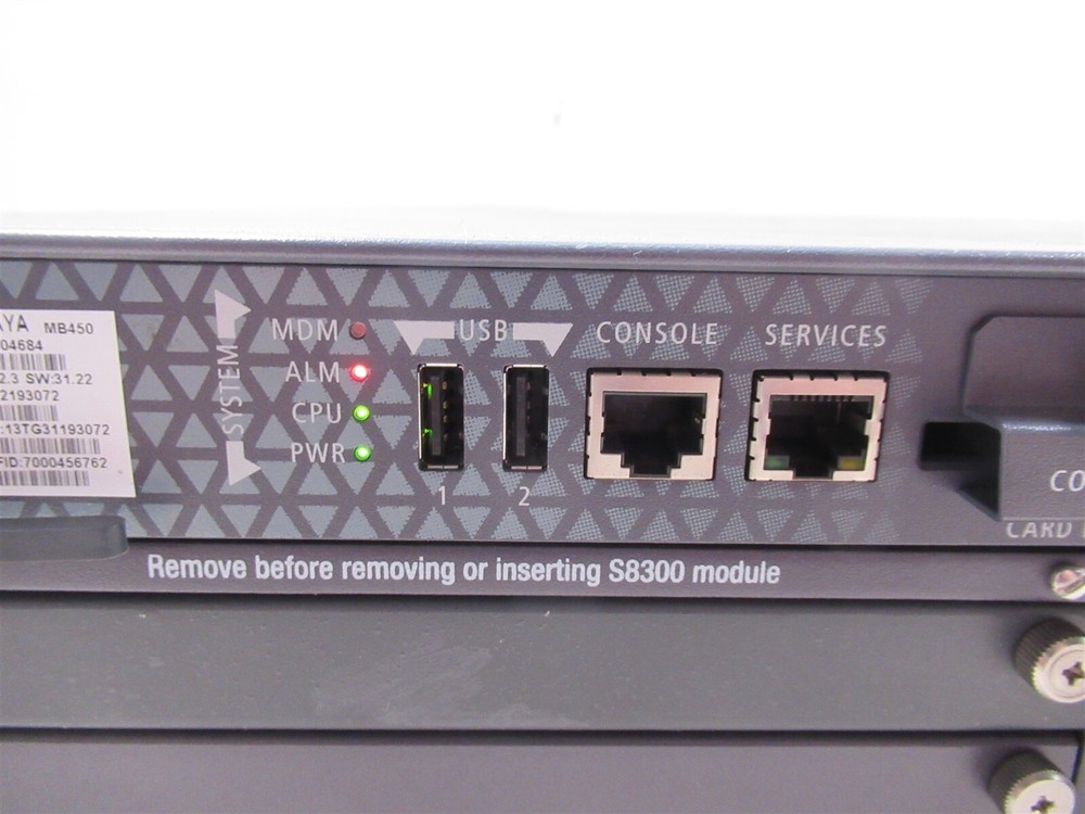 Avaya G450 Media Gateway with PS4504 Power Supply Module