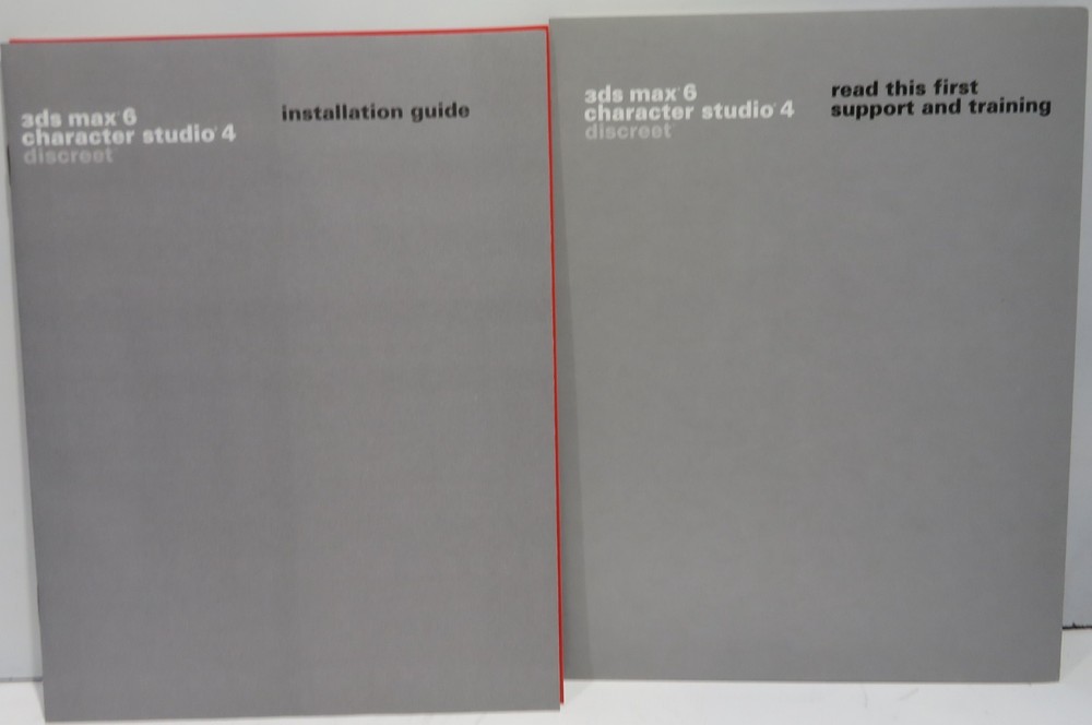 Autodesk 3DS Max 6 Discreet FULL Software & Resources Box 6 COM Upgrade - MAX R4