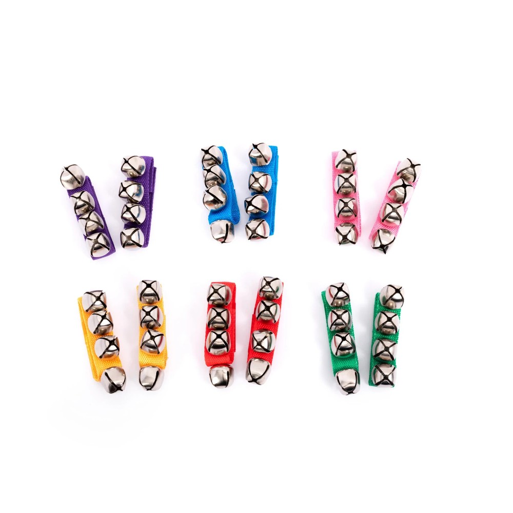Wrist bells - PINK  one pair