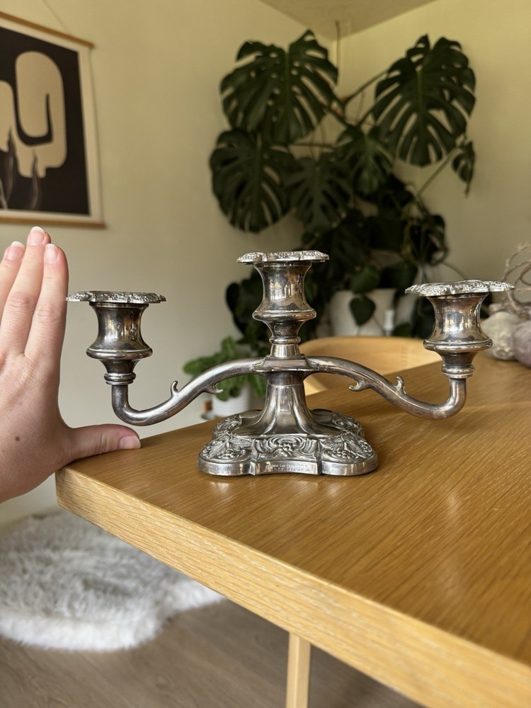 1900’s Victorian Silver Plated Candelabra