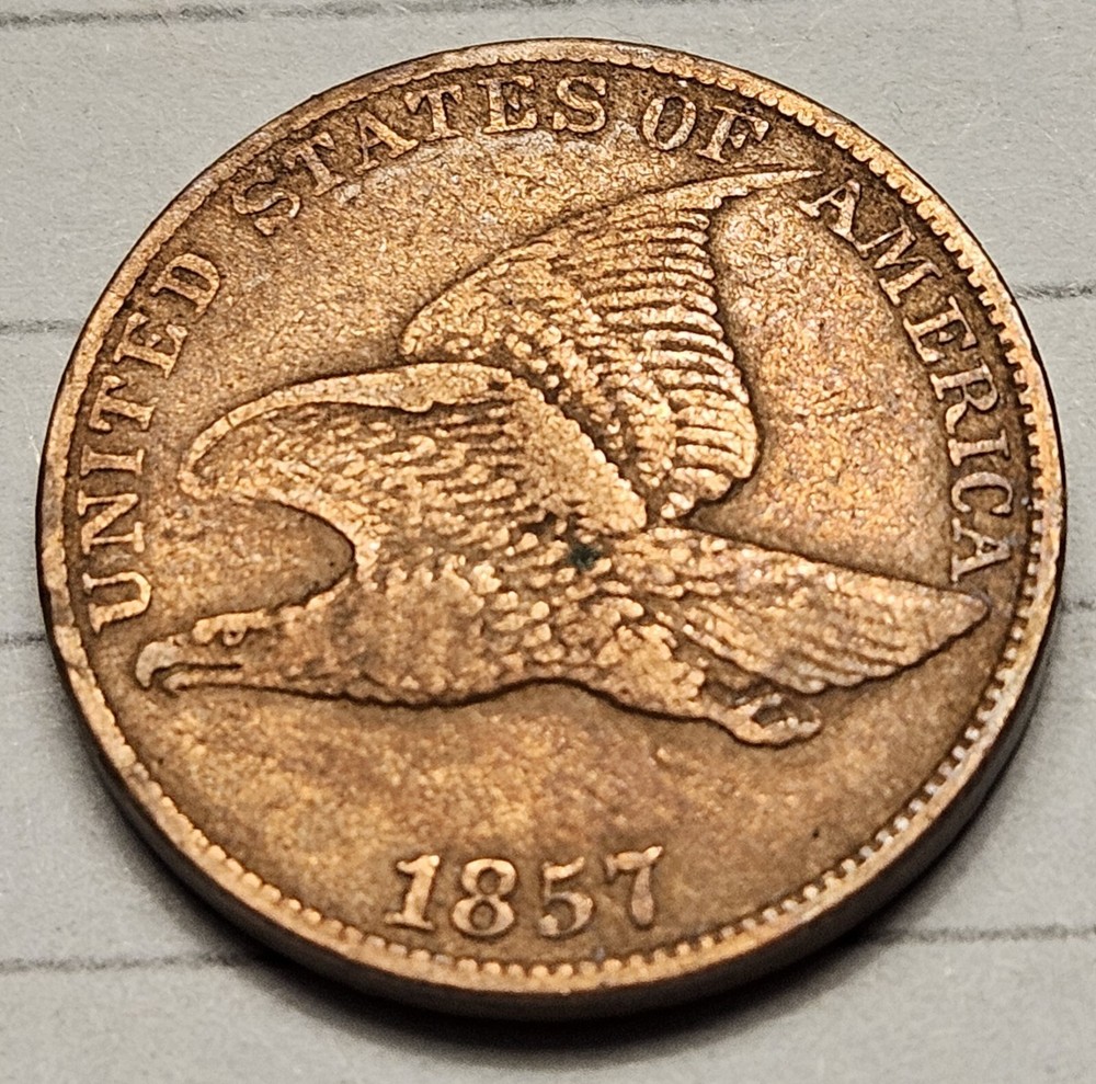 1857 Flying Eagle Cent Extremely Fine XF EF Coin