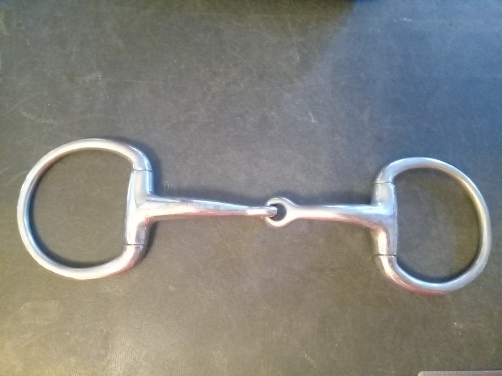 used eggbutt snaffle bit mouth 5 in