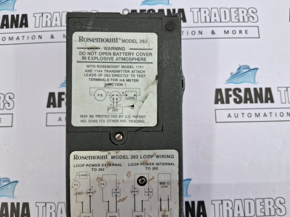 Rosemount 262 field calibrator 4-20ma