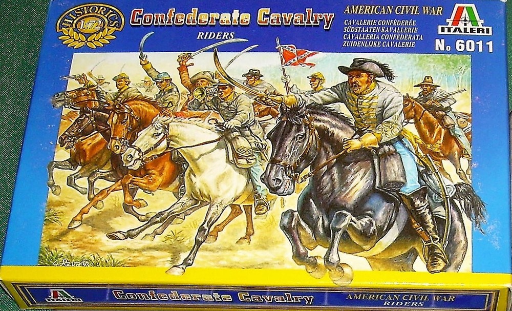 Italeri Confederate ACW Cavalry 1/72 MIB 6011