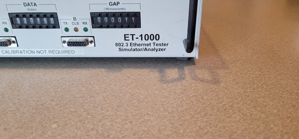 Netcom Systems ET-1000 802.3 Ethernet Tester Simulator/analyzer