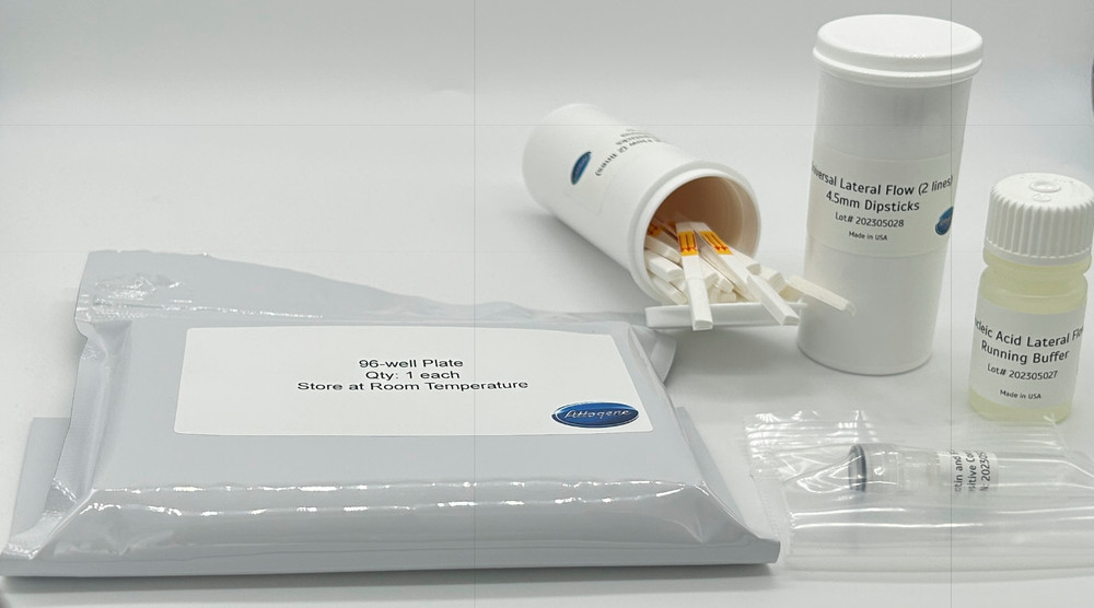 Universal Lateral Flow Assay for Use with User Supplied Strep Reporter Particles