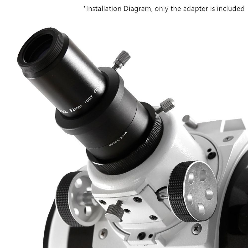 2''(M42 Thread) to 1.25'' Adapter Sleeve with Compression Ring for Telescope