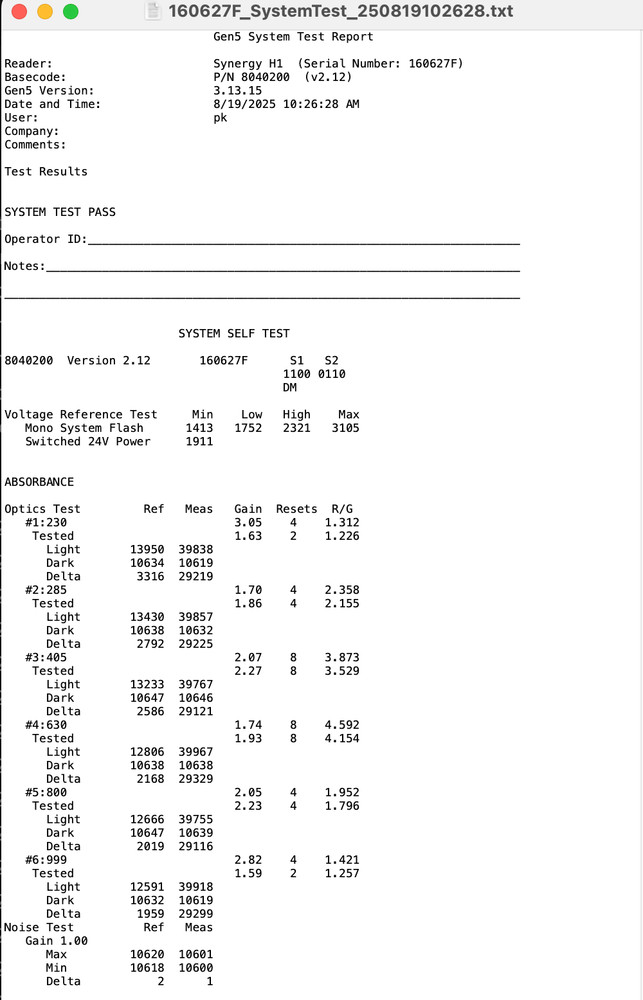 Biotek Synergy H1M Multi-Detection Microplate Reader LUM, FL, FP!