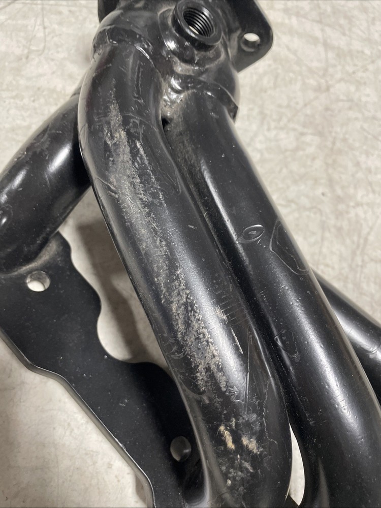 SUMMIT RACING G9015, PAINTED SHORTY HEADER FOR CHEVY GMC SMALL BLOCK