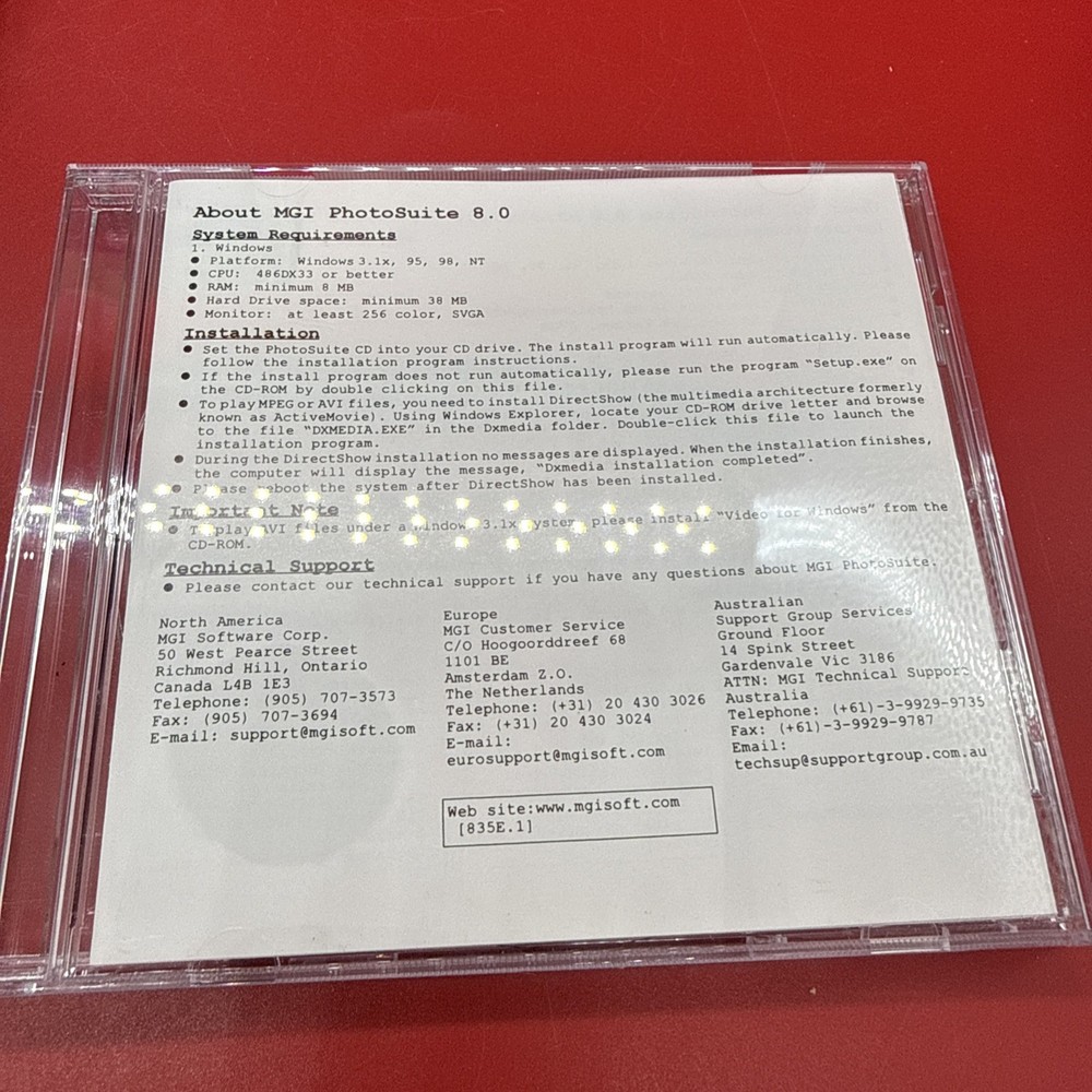 Sharp PixLab Video Capture Software Windows 95/98/NT4.0 For Sharp Camcorder