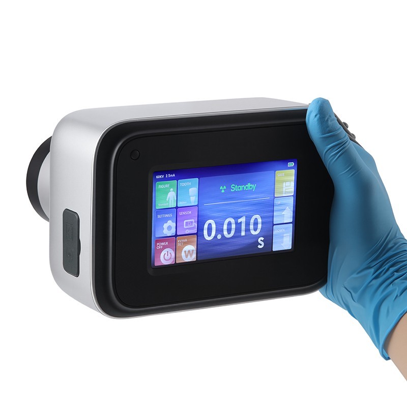 Dental Scatter Shield Protective Ring with Portable Handheld Ray Machine Kit