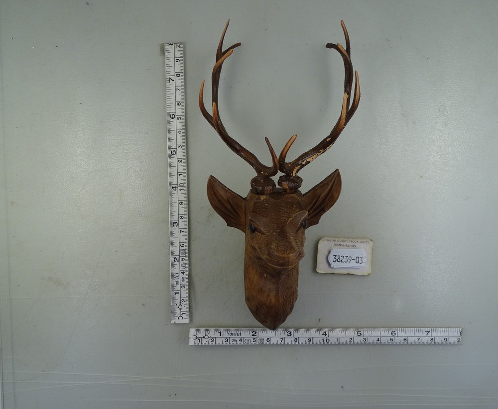 CUCKOO CLOCK STAG HEAD WITH ANTLERS VARIOUS SIZES AVAILABLE