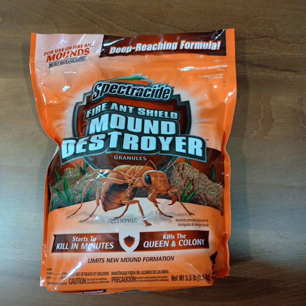 Spectracide Fire Ant Shield Mound Destroyer Granules, 3.5-Pound