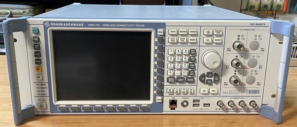 Rohde & Schwarz CMW270, wireless connectivity tester