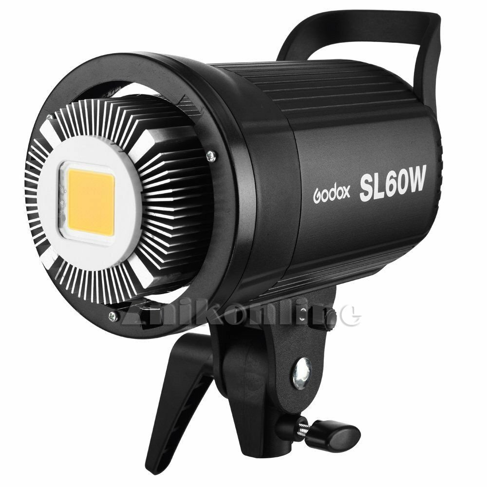 US Godox SL-60W White LED Video Light + 95cm Grid Softbox + 2M Light satnd