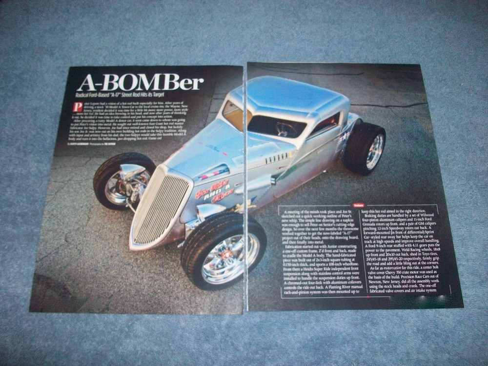 1930 Model A 3-Window Coupe Custom Build Article "A-BOMBer" A-17