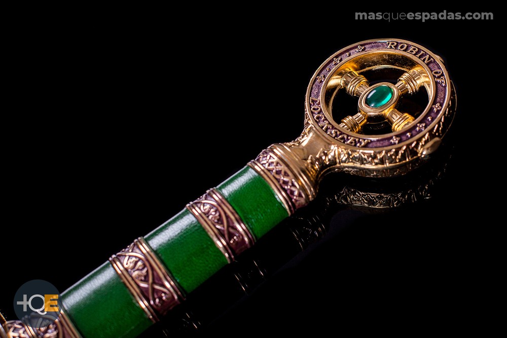 Sword Robin Hood Gold - Deep Engraving