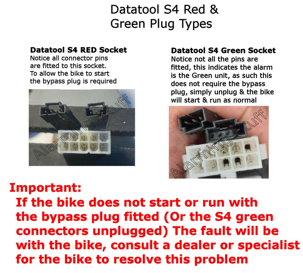 Datatool S4 RED Bypass Plug + Torx Screwdriver - Free Next Day Delivery (B5)