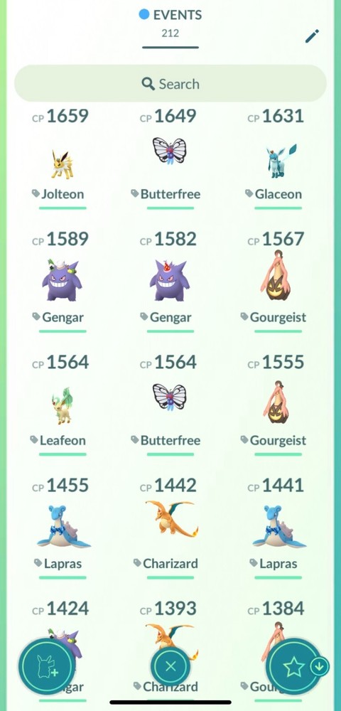 Pokemon GO🎀 - Event costumed Pokèmon List (Same Day)