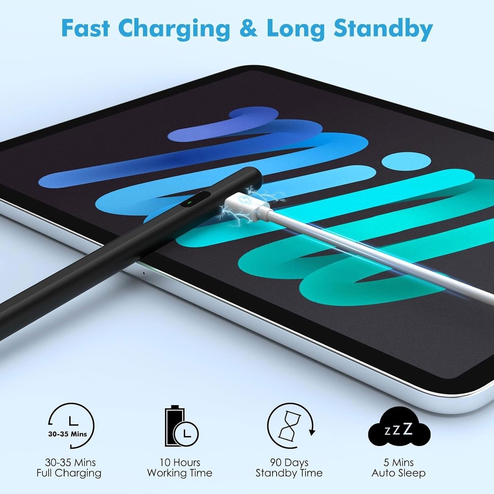 For iPhone 17/Pro/Max/Air - Active Digital Display Stylus Touch Pen Capacitive