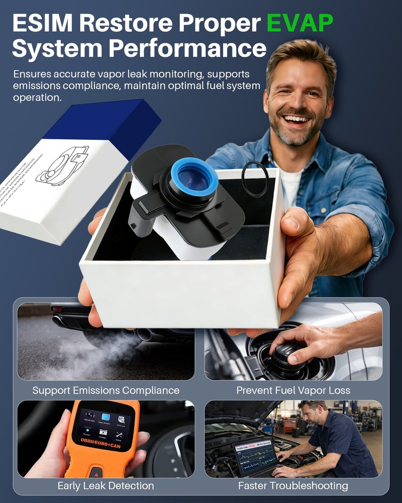 ESIM Evaporate System Integrity Module for 2007–2024 Dodge, Chrysler, Jeep, Ram