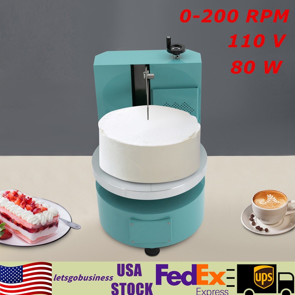 Cake Cream Spreading Coating Smearing Machine Automatic Cake Wiping Machine Blue