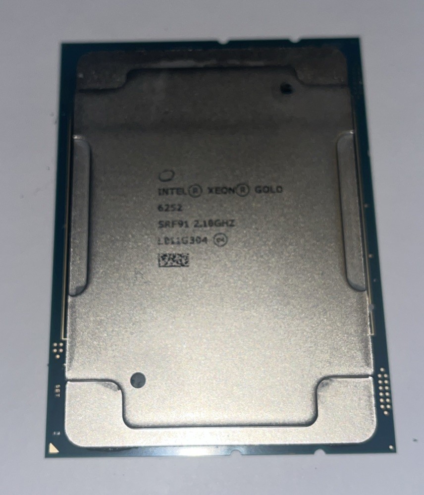 Intel Xeon Gold 6252 2.10GHz CPU Processor SRF91