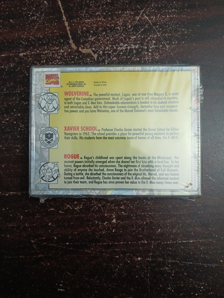 X-Men Collector Pin Set - Planet Studios - 1993 Marvel Comics