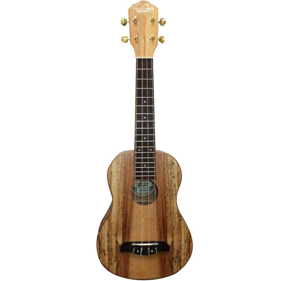 Oscar Schmidt OU8 Spalted Maple Ukulele - Concert , New!