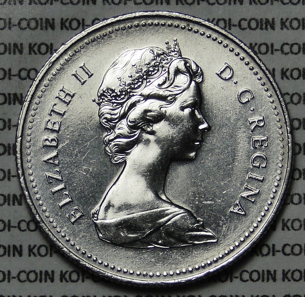 Canada 1981 50c half dollar coin lightly circulated