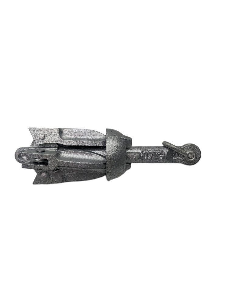 vidaXL Silver 1.5LB Silver Folding Anchor