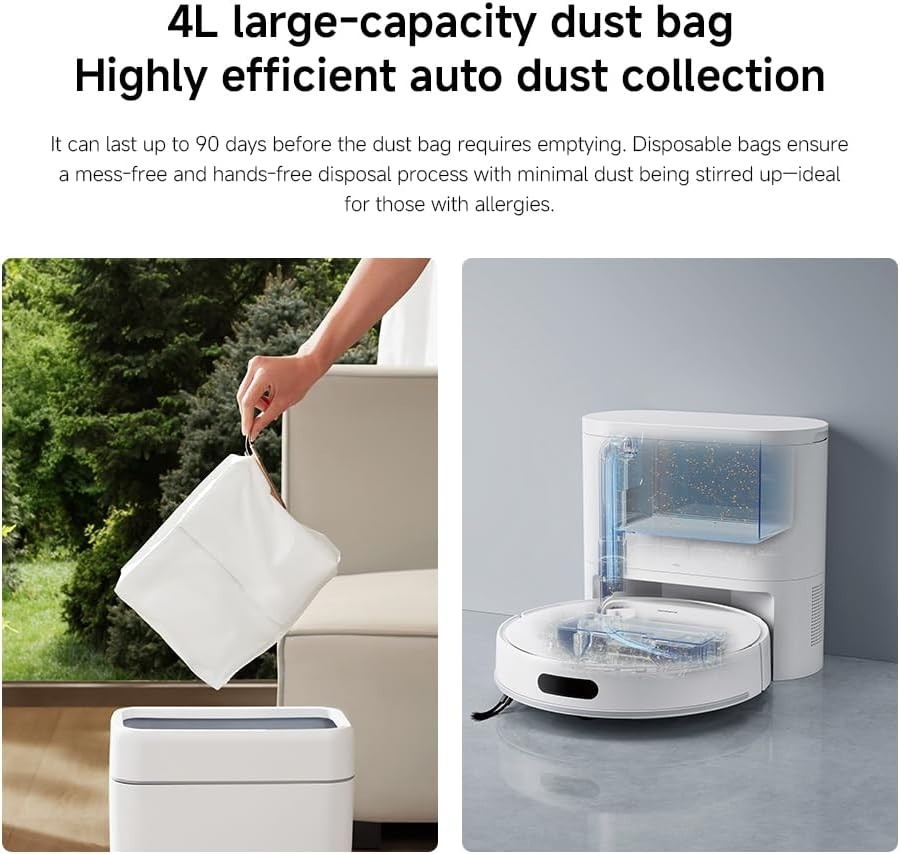 XIAOMI Robot Vacuum H40 10000Pa powerful suction LDS Navigation Smart Mapping