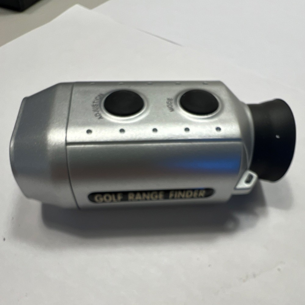 Golf Rangefinder 7X18 Silver Black Mode & Adjustment Buttons 7X Magnification