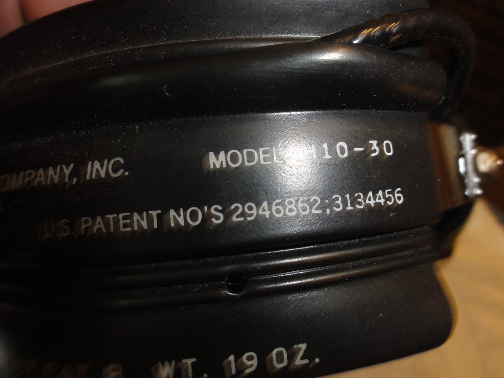 David Clark H10-30 Aviation Headset (Untested) & Microphone